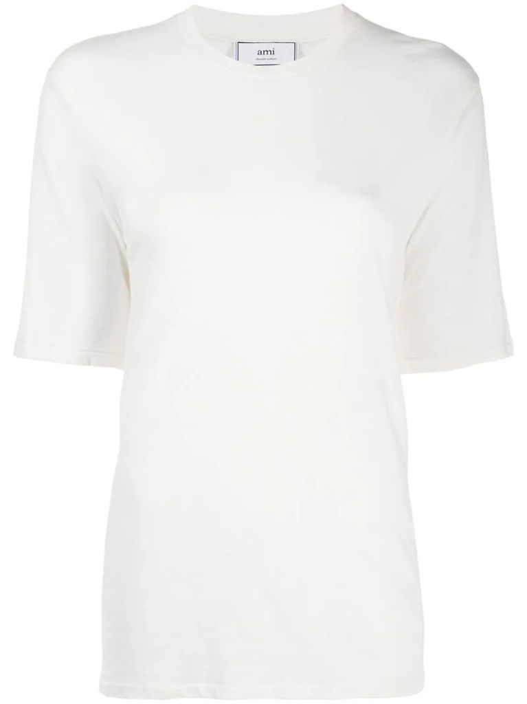 side tab long T-shirt