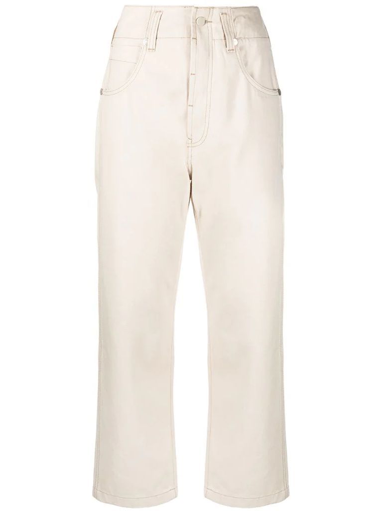 Pollock cropped trousers