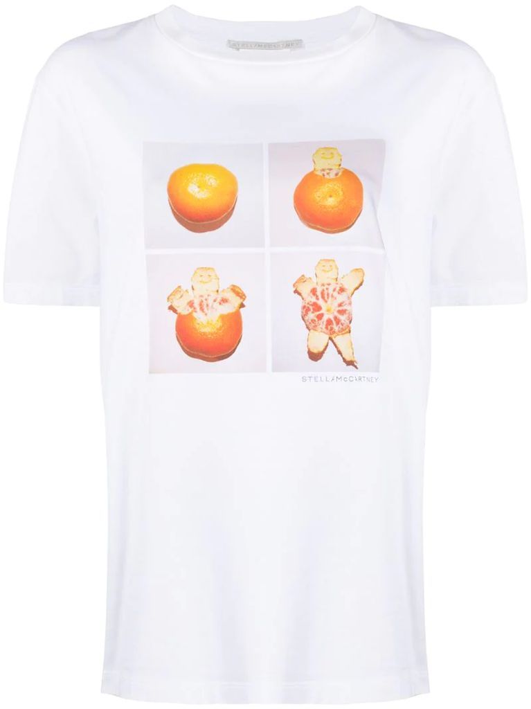 photographic print T-shirt