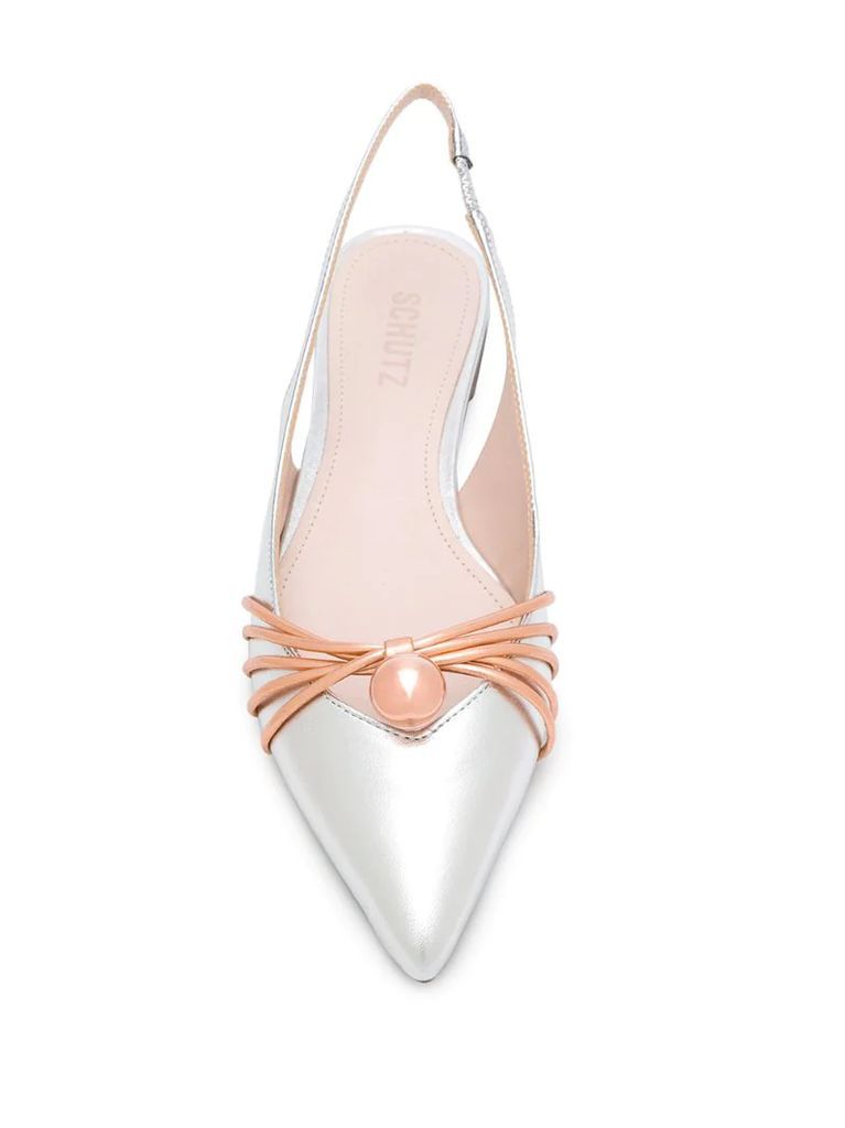 pointed slingback pumps