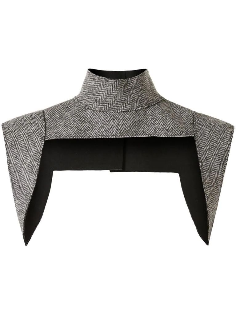 herringbone harness knitted top