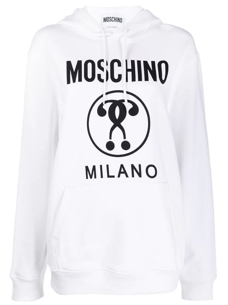 Milano logo-print hoodie