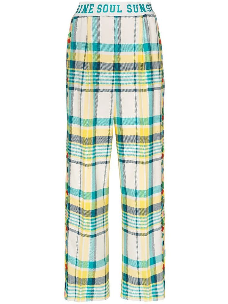 Sunshine Soul check trousers