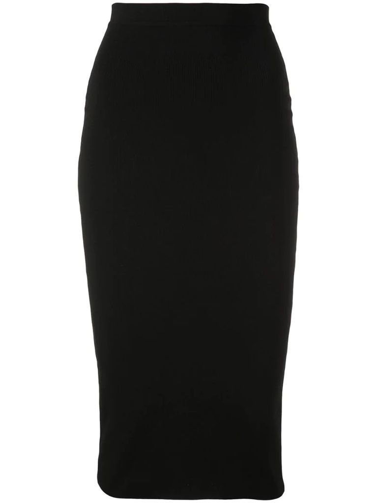 Release 03 knitted pencil skirt