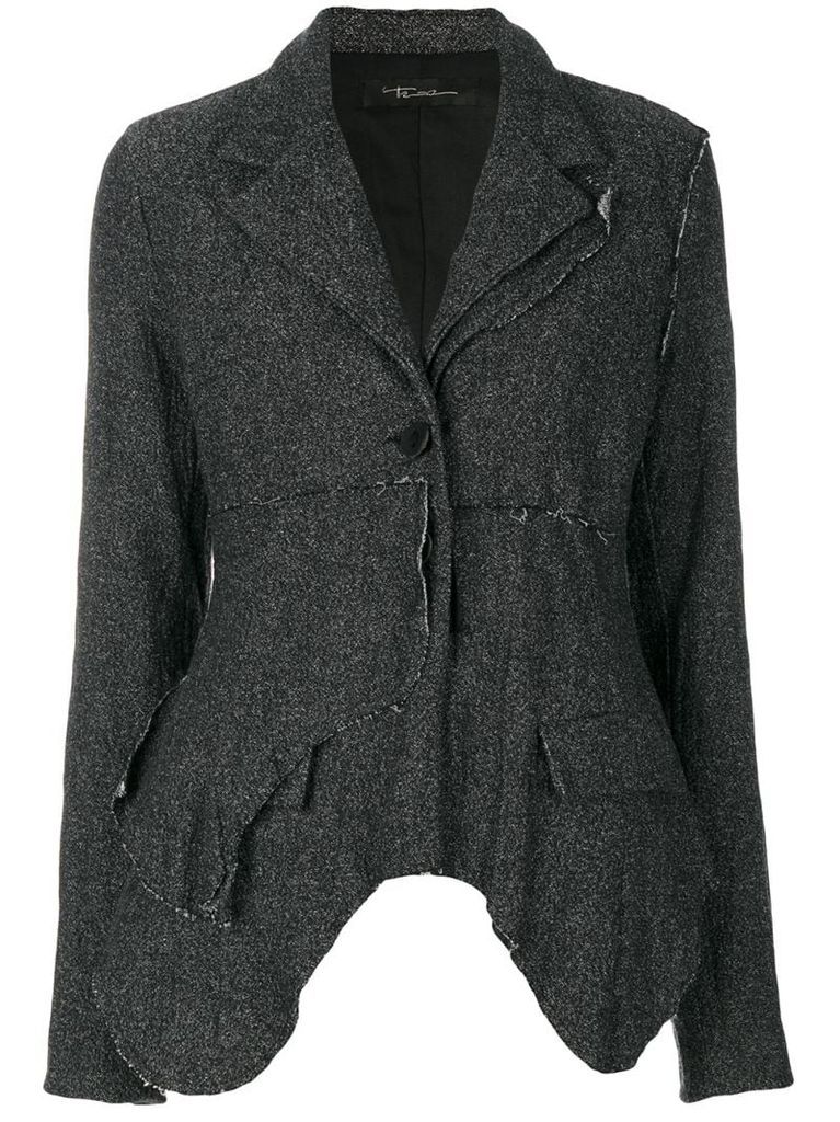 asymmetric blazer