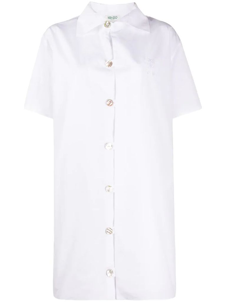 short-sleeve shirt dress