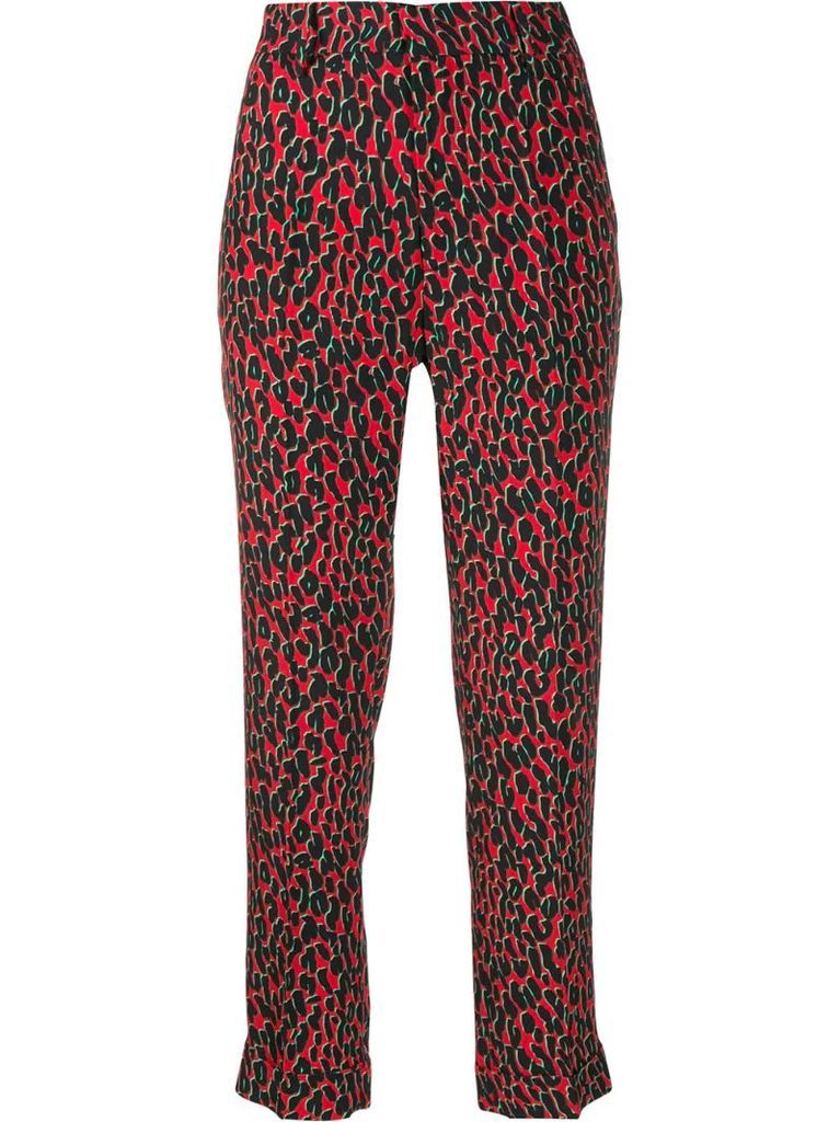 leopard print capri pants