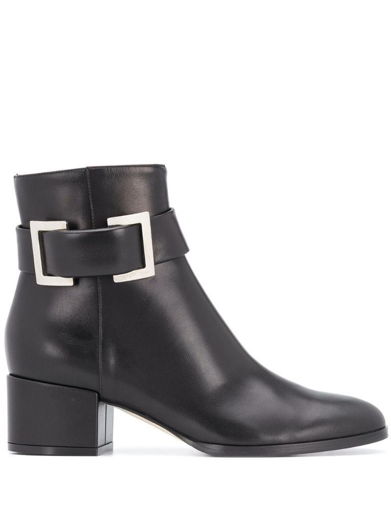 buckle ankle boots