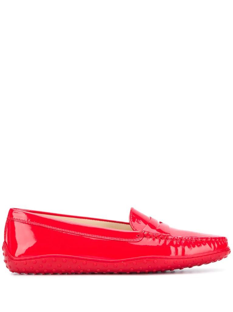 penny-slot flat loafers