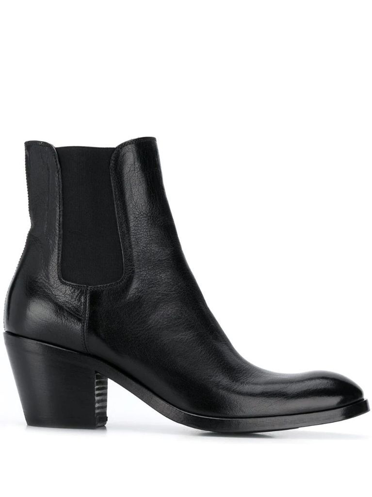 leather ankle boots