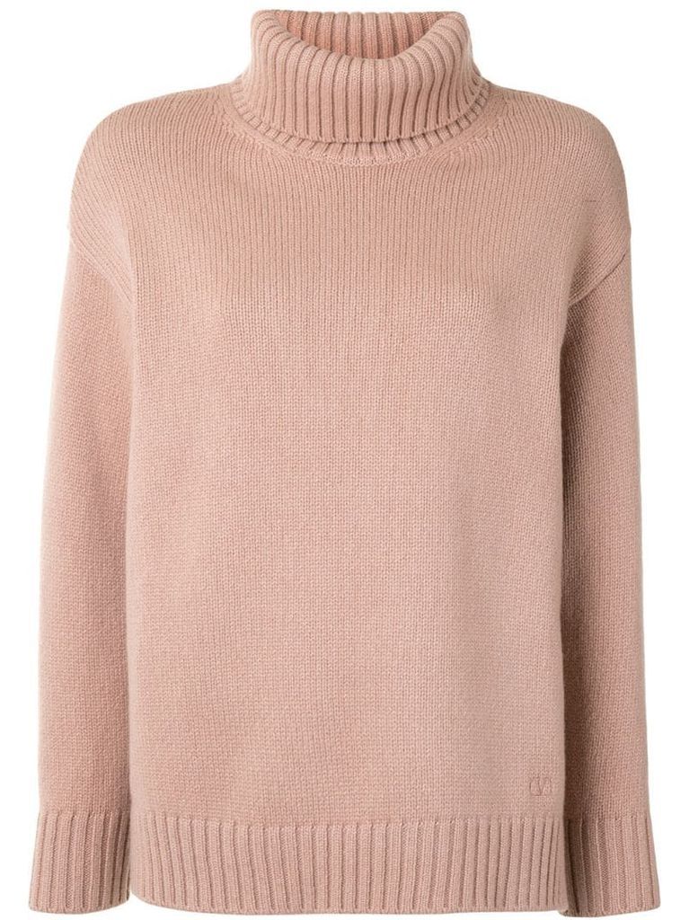 knitted roll neck jumper