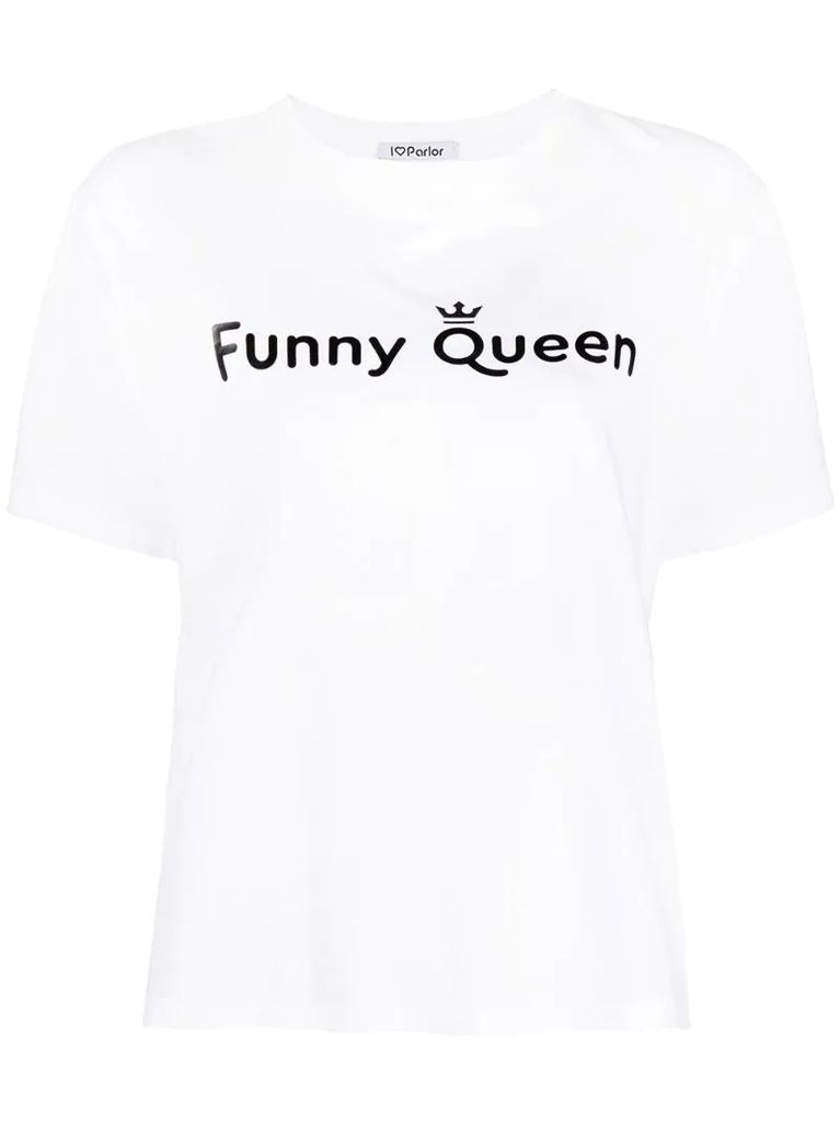 Funny Queen cotton T-shirt
