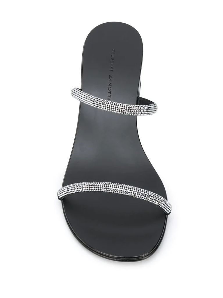 Croisette rhinestone-embellished sandals