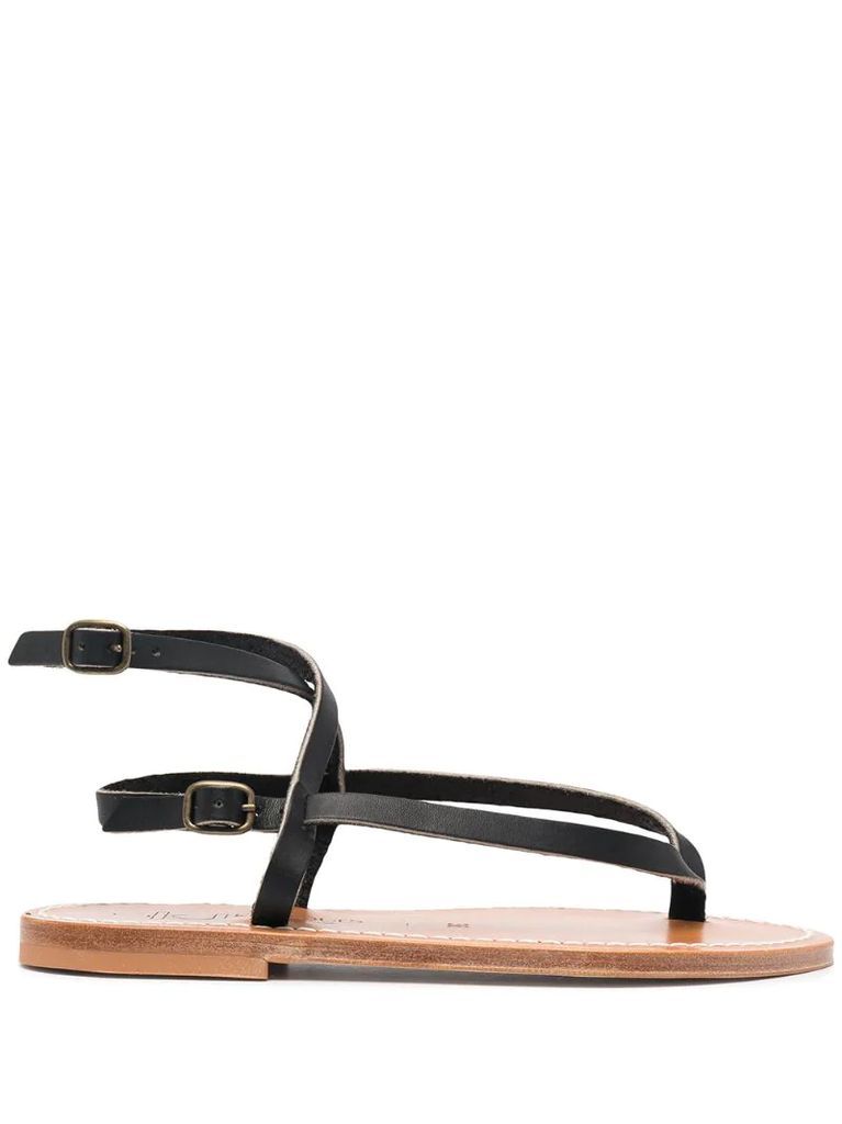Archibald ankle-strap leather sandals