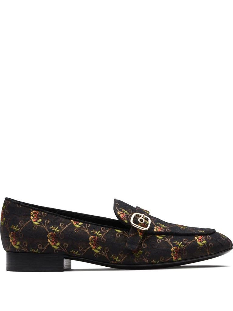 Blanche floral patterned loafers