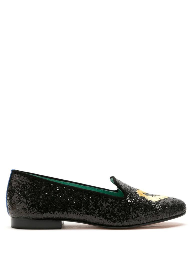 Spicy Love glitter loafers
