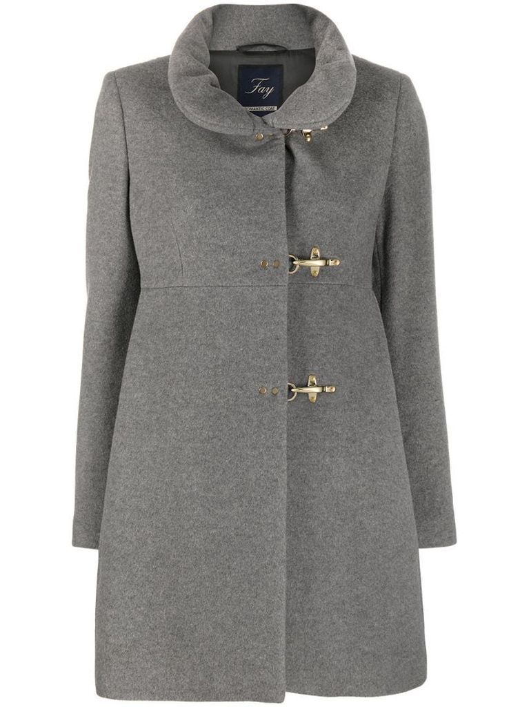 high neck duffle coat