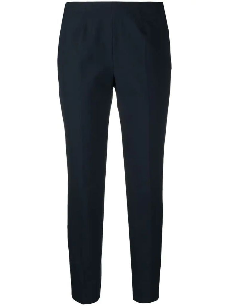 slim fit trousers