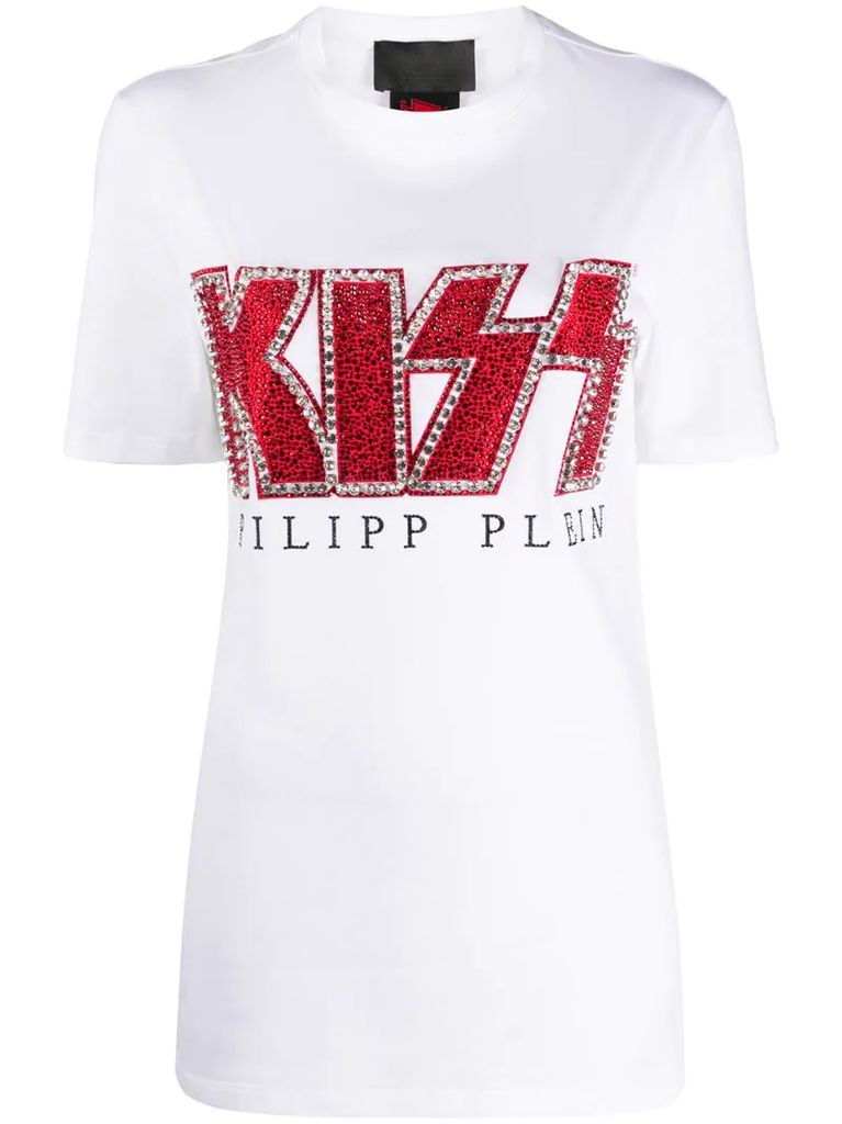 Kiss embellished T-Shirt