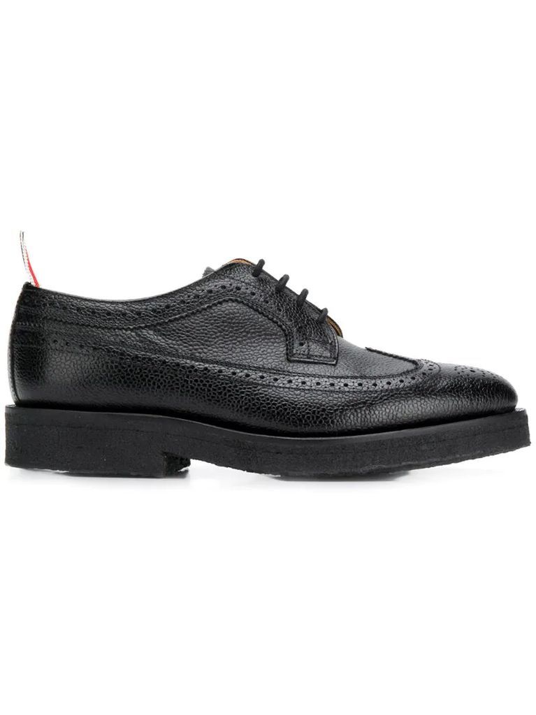 chunky-sole pebbled 30mm brogues