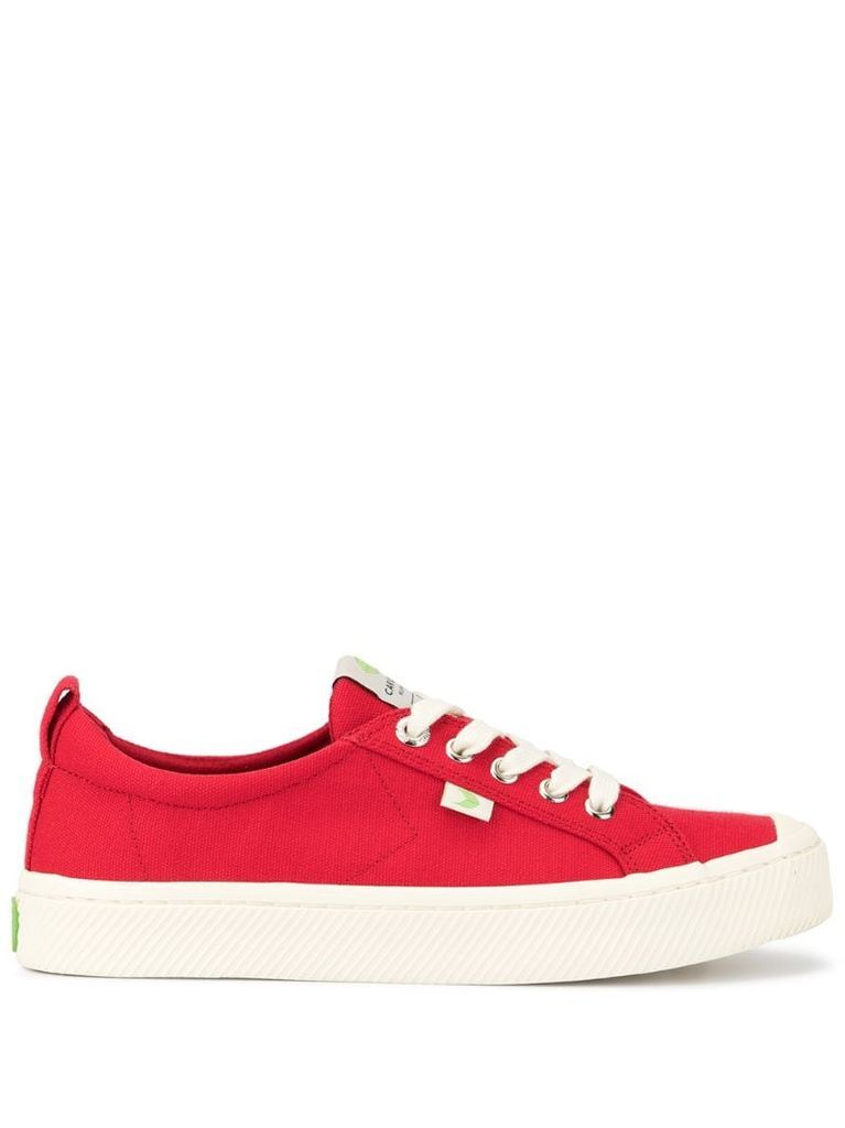 OCA Low Red Canvas Sneaker