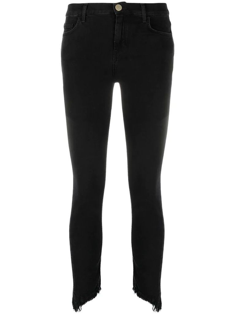 skinny mid-rise jeans