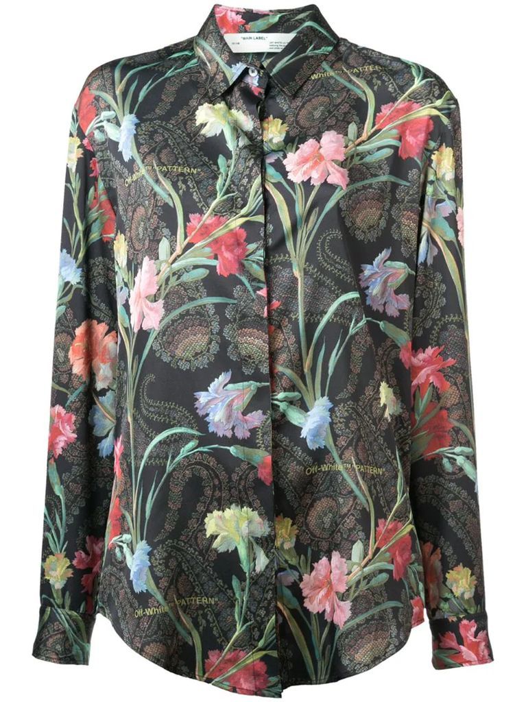 Pattern floral shirt