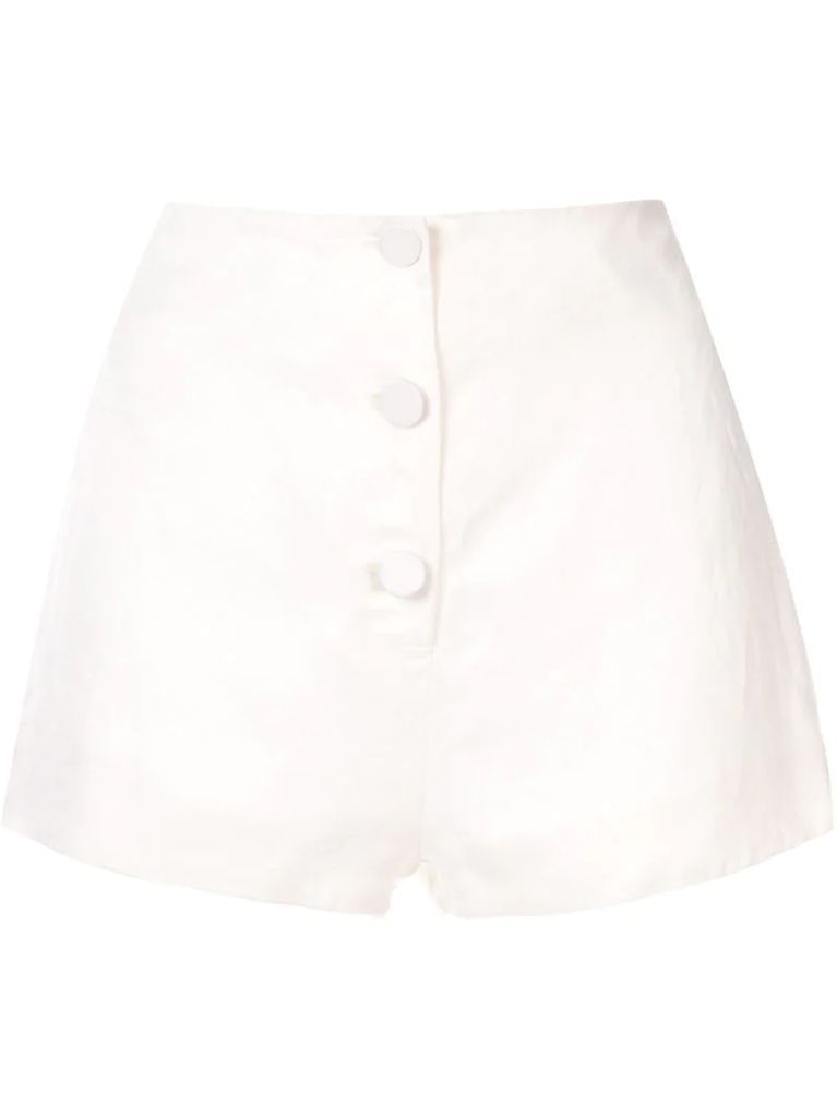 Laney linen blend shorts