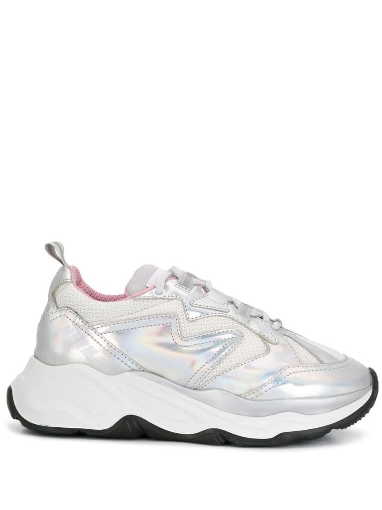 holographic Attack low-top sneakers