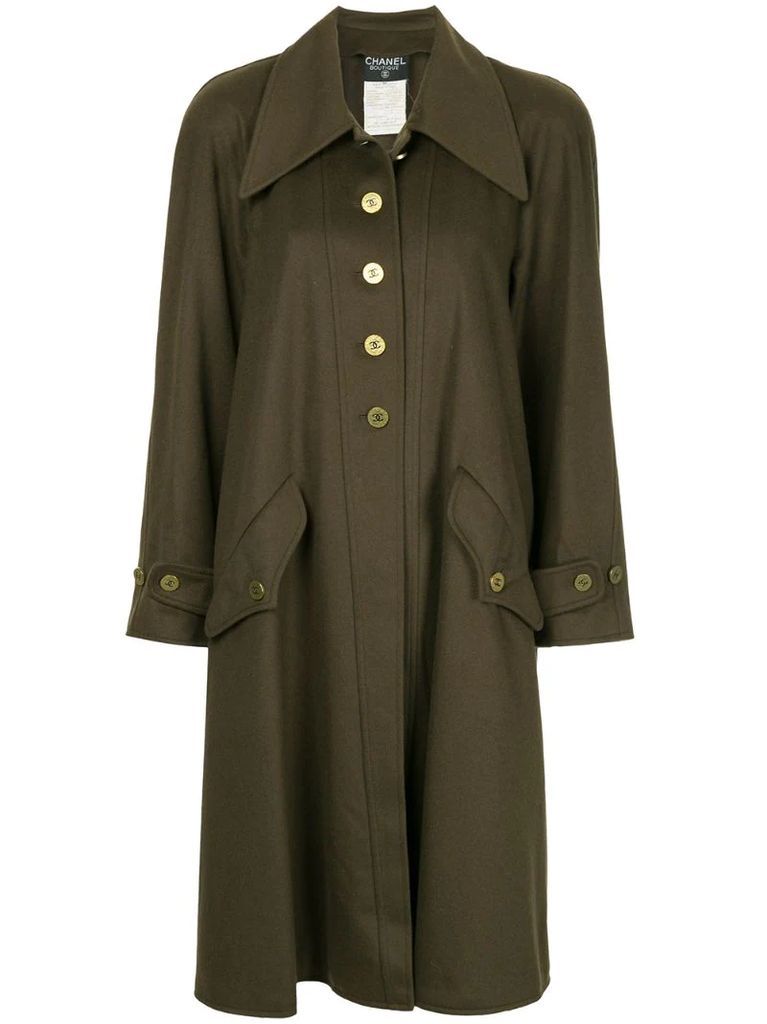 cashmere midi coat