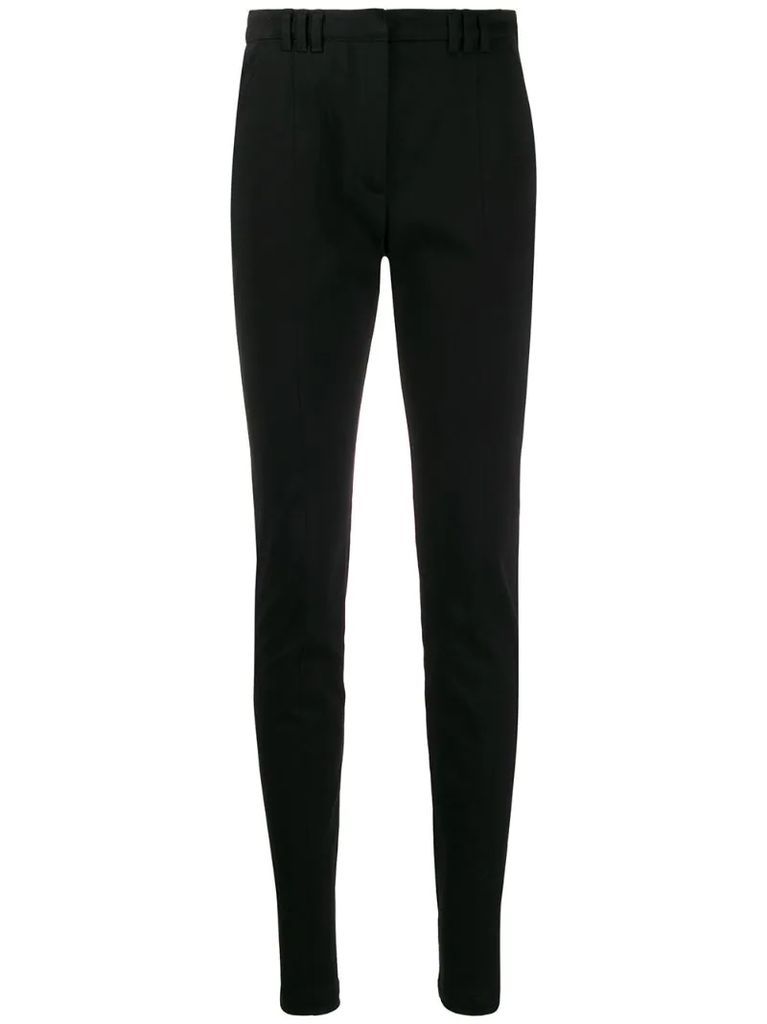 button detail trousers