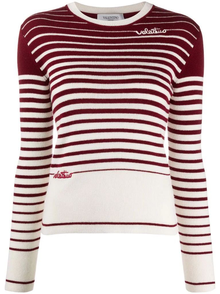 degradé stripes jumper