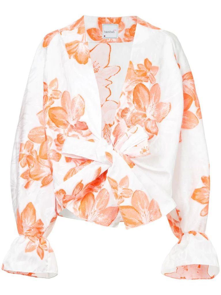floral kimono shirt