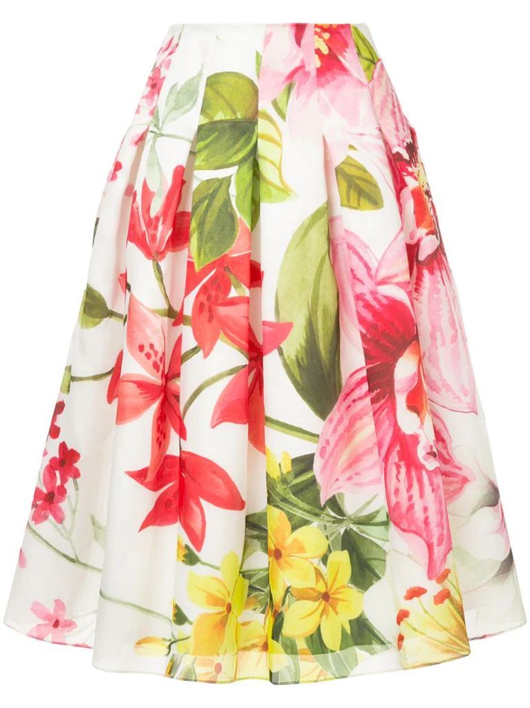 lotus midi skirt