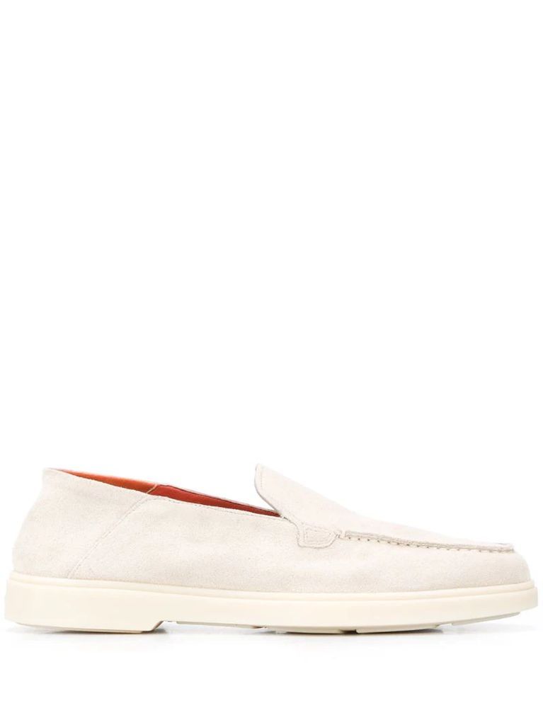 flat slip-on loafers