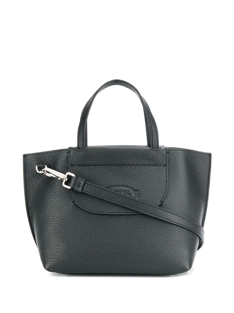 leather shopping bag