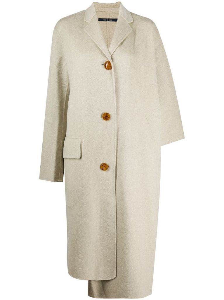 Cara asymmetric coat