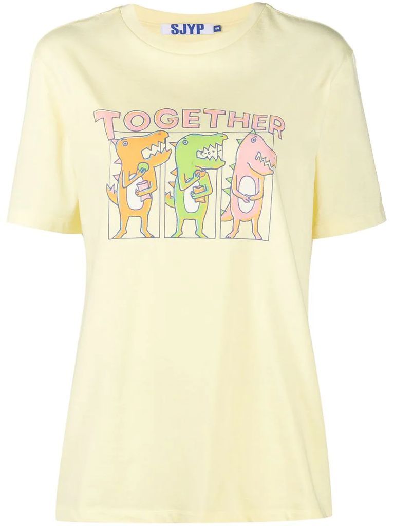 Together Dino cotton t-shirt