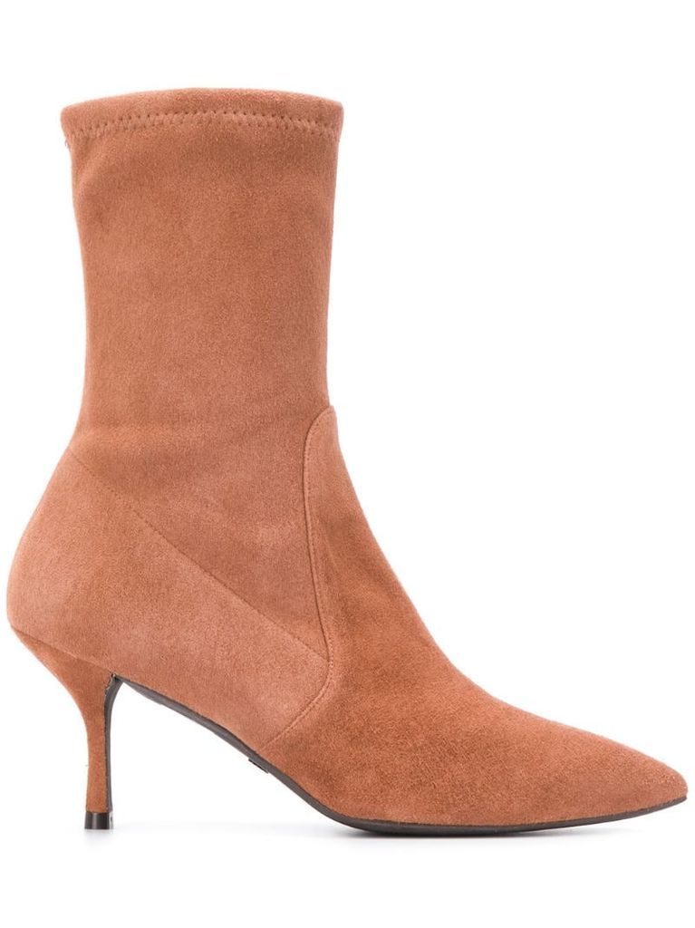 75mm pointed ankle boots