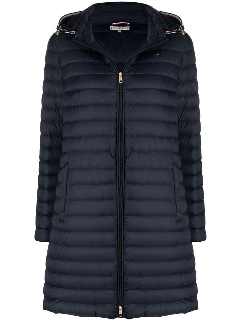 hooded down-filled puffer jacket