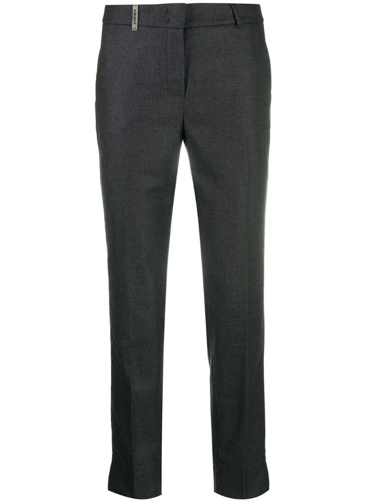 skinny cropped tailored trousers