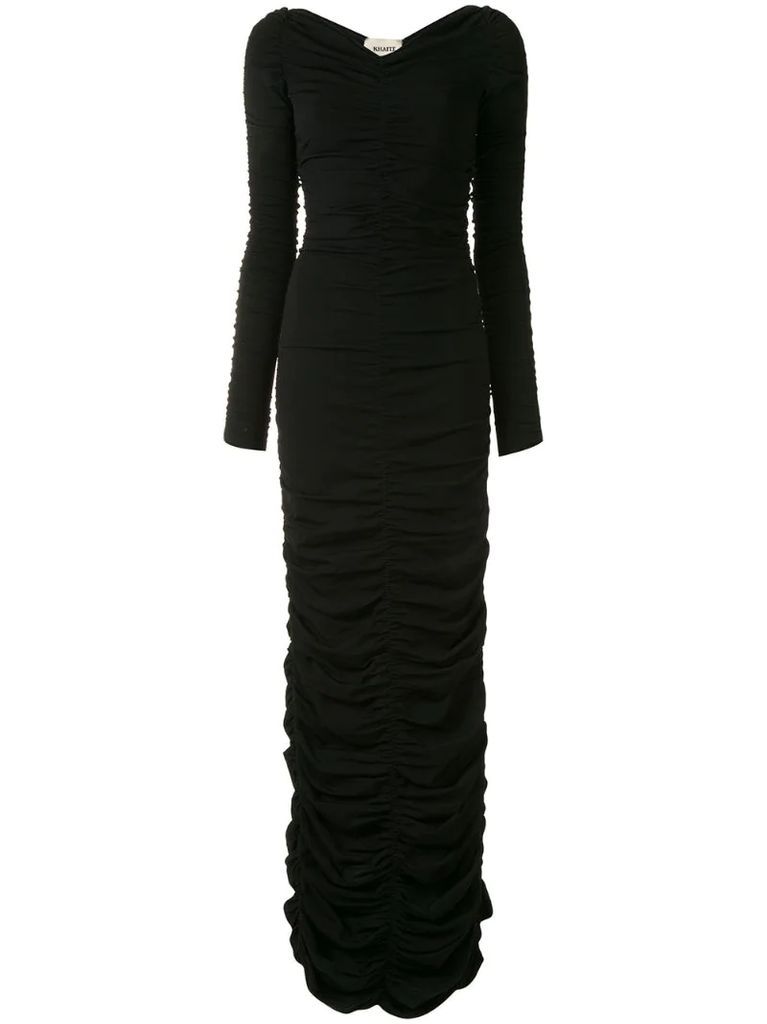 Lana ruched fitted dress