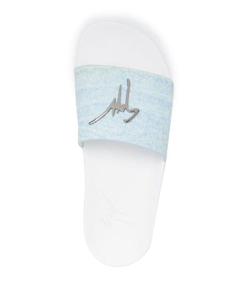 logo open-toe slides