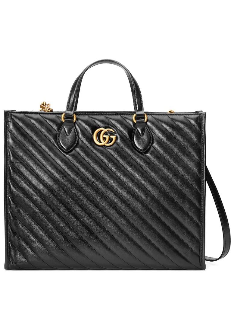 GG Marmont top-handle tote bag