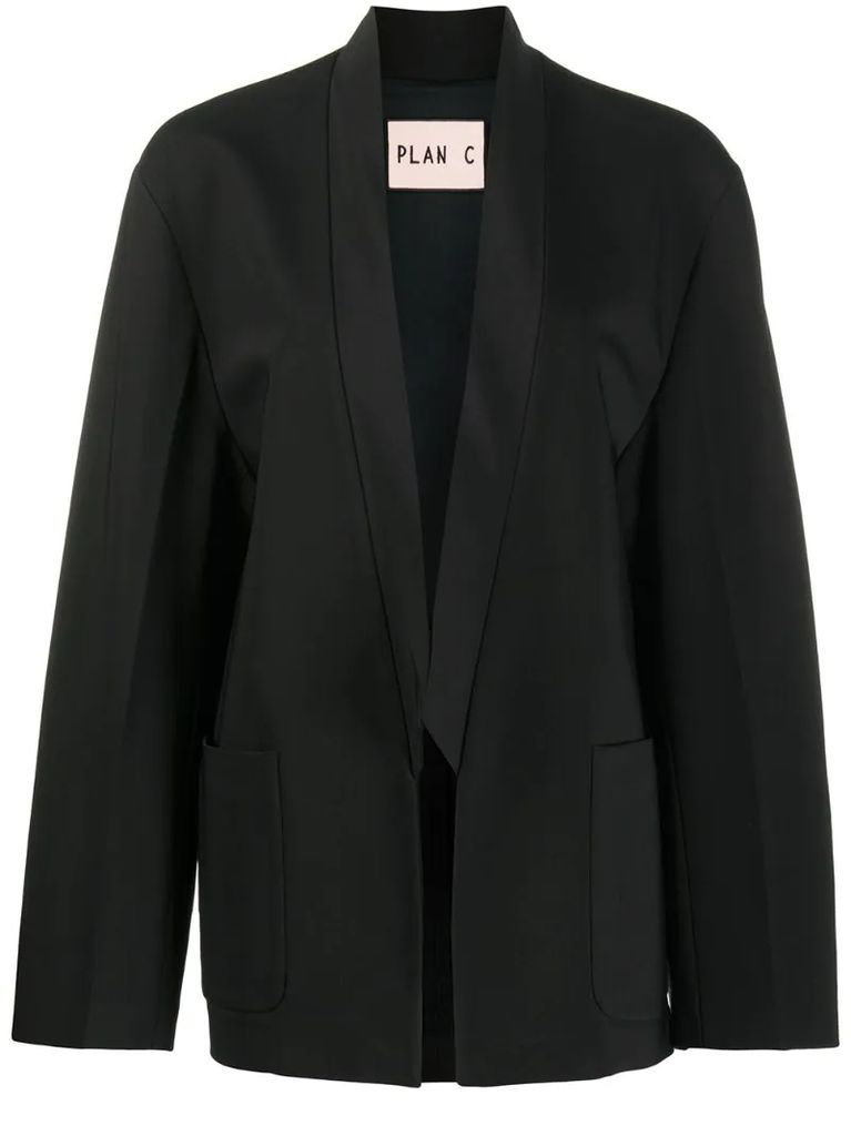 open-front blazer