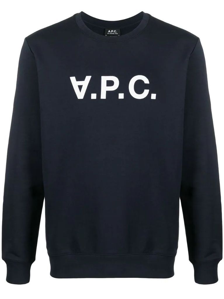 logo print sweatshirt