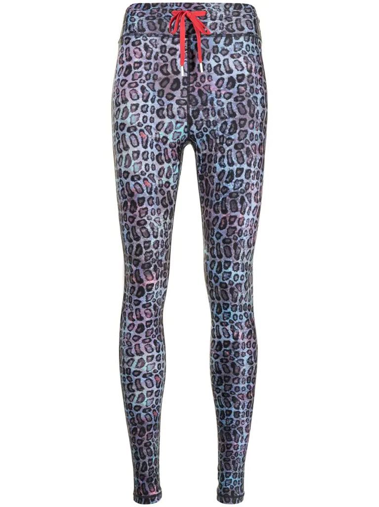 Marina leopard print yoga leggings