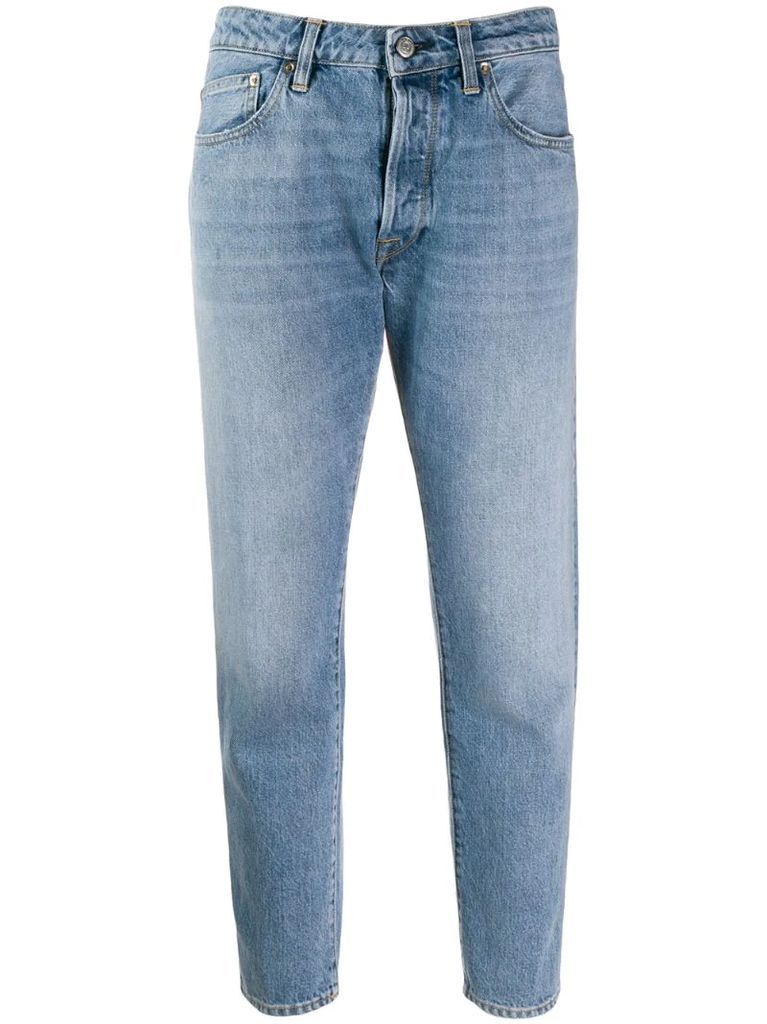 cropped casual jeans