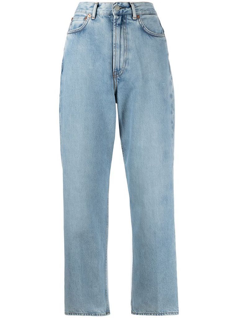 1993 cropped straight-leg jeans