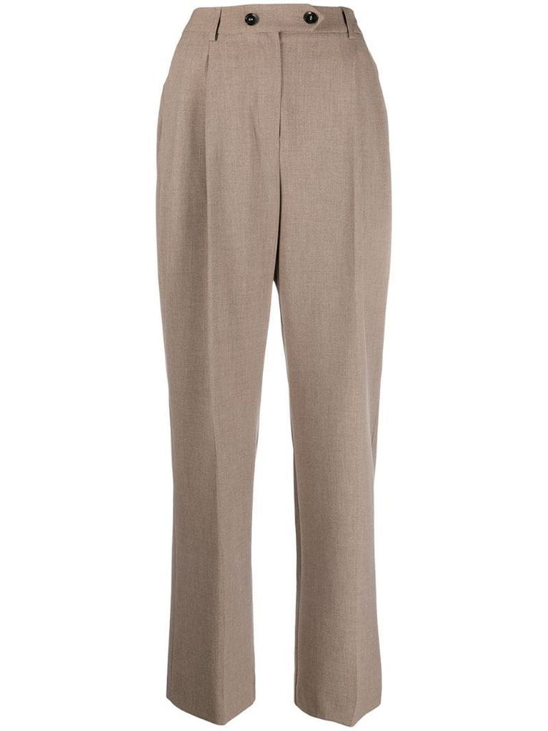 high-waist trousers